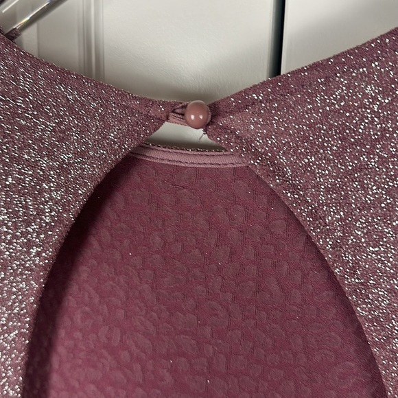 WINDSOR OPEN BACK GLITTER LONG SLEEVE MAXI DRESS - Picture 8 of 10